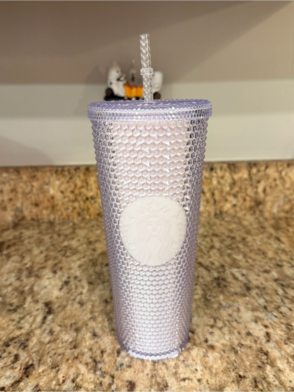 NEW Starbucks 21 Korea Luminous Glow in the Dark Bling Studded Tumbler Halloween